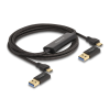 DELOCK Delock USB Type-C 5 Gbps Adat kapcsoló kábel + KM kapcsoló 2 m