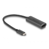 DELOCK Delock USB Type-C adapter HDMI (DP Alt Mode) 8K-hez HDR funkcióval alumínium