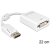 DELOCK Displayport 1.1 male > DVI-D (Dual Link) female Passive Adapter White