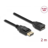 DELOCK DisplayPort 1.2 bővítőkábel 4K 60 Hz 2 m (DL80002)