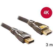 DELOCK - Displayport 1.2 male > Displayport male 4K 3m (82772) kábel és adapter