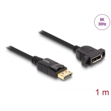 DELOCK DisplayPort 1.4 kábel 8K 30 Hz apa - anya 1m (87825) (DE87825) kábel és adapter