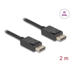 DELOCK DisplayPort 2.1 Összekötő Fekete 2m 80493