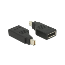 DELOCK Displayport Adapter mini DP -> DP St/Bu 4K 90° sw (65626) kábel és adapter