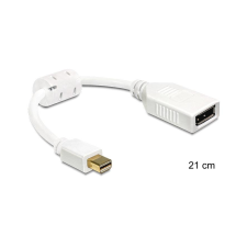 DELOCK Displayport Adapter mini DP -> DP St/Bu weiß (65427) kábel és adapter