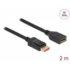 DELOCK DisplayPort bővítőkábel 8K 60 Hz 2 m kábel és adapter