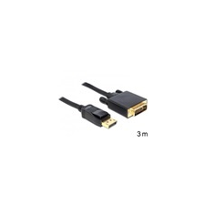 DELOCK DisplayPort - DVI-D Dual Link kábel 3m kábel és adapter