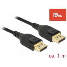 DELOCK displayport kábel 8k 60 hz 1 m dp 8k tanúsítvánnyal kábel és adapter