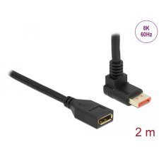DELOCK DisplayPort kábel 8K 60 Hz 2m (87081) (DE87081) kábel és adapter