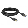 DELOCK DisplayPort kábel 8K 60 Hz 40 Gbps 5 m (80264)