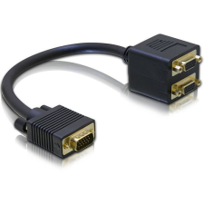 DELOCK DL65060 VGA male -> 2x VGA female adapter (DL65060) kábel és adapter