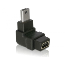 DELOCK DL65097 USB mini-B 5 tűs apa / anya 90° adapter (DL65097) mobiltelefon kellék