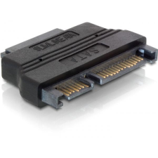DELOCK DL65156 SATA 22 pin male -&gt; Slim SATA female 13 pin adapter kábel és adapter