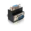 DELOCK DL65171 VGA male - female 90°-ban jobbra elforgatott adapter (DL65171)