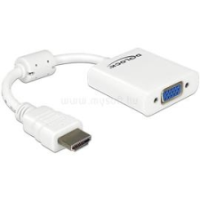 DELOCK DL65346 Átalakító HDMI-A male to VGA female, fehér (DL65346) kábel és adapter