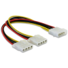DELOCK DL82100 "Y" elosztó kábel - 2 db 4 tűs Molex (DL82100)
