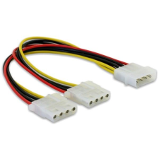 DELOCK DL82100 "Y" elosztó kábel - 2 db 4 tűs Molex (DL82100) kábel és adapter