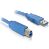 DELOCK DL82582 Cable USB 3.0 Type-A(male) - Type-B(male) 5m (82582)