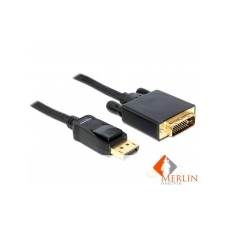 DELOCK DL82592 Displayport - DVI 24+1 kábel apa - apa 3m kábel és adapter