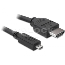 DELOCK DL82664 High Speed HDMI Ethernet kábel A/D - A apa - apa 2m (DL82664) kábel és adapter