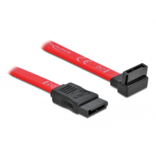 DELOCK DL84354 SATA cable 22cm left/straight (balra fordított csatlakozó) (DL84354) kábel és adapter