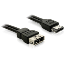 DELOCK DL84389 Power Over eSata 5V hosszabbító kábel 1m fekete (DL84389) kábel és adapter