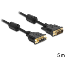 DELOCK DVI 24+1 apa > anya kábel, 5 m kábel és adapter