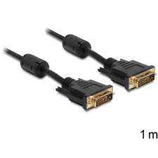 DELOCK DVI 24+1 apa &gt; apa kábel, 1 m kábel és adapter