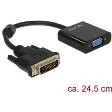 DELOCK DVI-D 24+1 - VGA Átalakító kábel és adapter