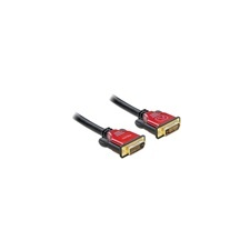 DELOCK DVI kábel (Dual link) 3 m kábel és adapter