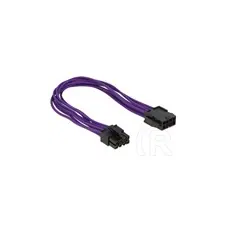 DELOCK EPS 8 pin hosszabbító kábel 30cm (lila) kábel és adapter
