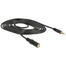 DELOCK Extension Cable Audio Stereo Jack 3.5 mm male / female IPhone 4 pin 2m kábel és adapter