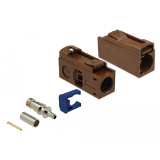 DELOCK FAKRA F 25 mm (hosszú) anya a krimpeléshez kábel és adapter