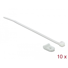 DELOCK Fehér színű, összekapcsoló pánt készlet 3,2 mm H 100 x Sz 2,5 mm kábelekkel villanyszerelés