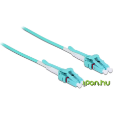 DELOCK Fiber Optic LC Összekötő Kék 1m 85127 kábel és adapter