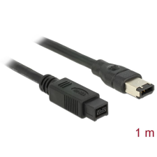 DELOCK FireWire 9 érintkezős > 6 érintkezős kábel 1m (82595) (Delock82595) kábel és adapter