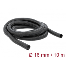 DELOCK Fonott kábelharisnya önzáródó 10 m x 16 mm fekete egyéb hálózati eszköz