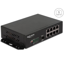 DELOCK Gigabit Ethernet Switch 8 Port + 1 SFP (87708) (87708) hub és switch