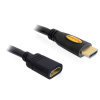 DELOCK - HDMI 1.4 M/F video jelkábel 1m 3D support - 83079
