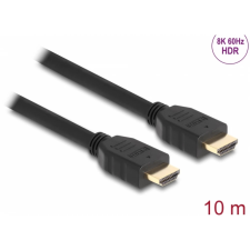 DELOCK HDMI 2.1 Összekötő Fekete 10m 82006 kábel és adapter