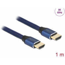 DELOCK HDMI 2.1 Összekötő Kék 1m 85446 kábel és adapter
