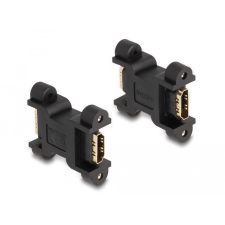 Delock HDMI-adapter anya-hüvelyhez csavaros csatlakozással kábel és adapter