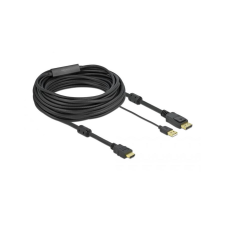 DELOCK HDMI > DisplayPort Kabel 4K 30Hz 10m (85968) kábel és adapter