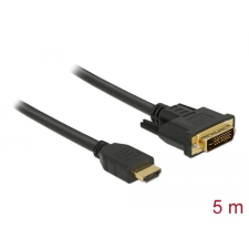 DELOCK HDMI -> DVI 24+1 kétirányú kábel 5m (85656) (del85656) kábel és adapter