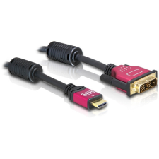 DELOCK HDMI DVI átalakító kábel, 5.0m, apa/apa kábel és adapter