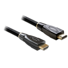 DELOCK HDMI + Ethernet male/male összekötő kábel Premium 2m kábel és adapter