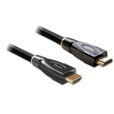 DELOCK HDMI + Ethernet male/male összekötő kábel Premium 3m (82738) kábel és adapter