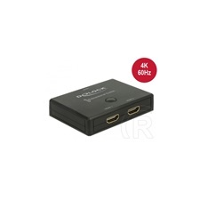 DELOCK HDMI kapcsoló 4K 60Hz (2+1 port, manuális) kábel és adapter
