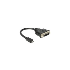 DELOCK HDMI micro D - DVI 24+5 kábel (20 cm) audió/videó kellék, kábel és adapter