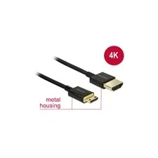 DELOCK HDMI - mini HDMI prémium kábel (3D, 4K, 0,5 m) kábel és adapter